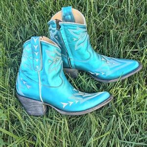 Old Gringo Turquoise Heeled Boots